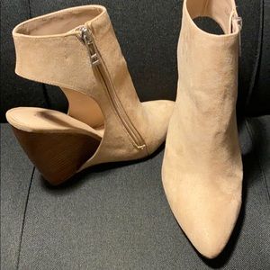 Charles by Charles David  micro suede wedges.